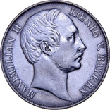 Бавария 1 талер 1858, фото №2