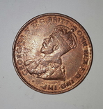 1 пенни Австралия 1933, фото №3