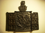 Богоматерь Знамение с символами Евангелистов, конец 17-го-начало 18-го века, фото №3