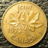 1 цент Канада 1972, фото №2
