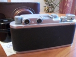 Фотоаппарат зоркий-zorki двойная надпись-- футляр, фото №3