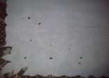 Скатерть мещанская белая (довойна) 80х90см, фото №3