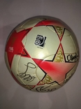 Мяч с подписями игроков "Металлиста" 2008/2009 + футболка с подписью игрока под №50, фото №3