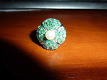 Кольцо с изумрудами и жемчугом, фото №2