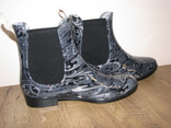 Жіночі резинові чобітки - устілка 24,5 см., фото №5