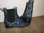 Жіночі резинові чобітки - устілка 24,5 см., фото №8