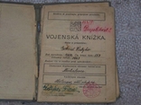 Военный билет военнослужащего армии Чехословакии 1934 года, фото №4