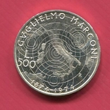500 лир 1974 серебро UNC, фото №2
