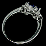  Кольцо 925 натуральный танзанит, цирконий., фото №4