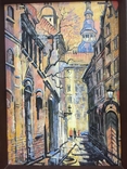 Картина "Улица" заслуженного художника Украины Вдовиченко А.Е., фото №3