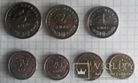 Хорватія - Підборка монет: 5, 2, 1 куна, 50, 20, 10, 5 липа, фото №3