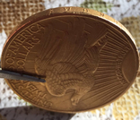 Золотая монета 20 долларов Сент-Годенса, фото 7