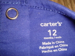 Костюмчик  двойка  Carters  оригинал . 12 и 18 месяцев, numer zdjęcia 6