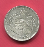 Бельгия 20 франков 1934 серебро, фото №3