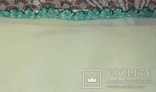 Шелковый носовой платочек ручная работа 0,24мх0,20м 1950-е года, фото №4