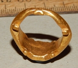 Римський перстень AU, III-IV ст., (18,53 гр.), агат, фото 2