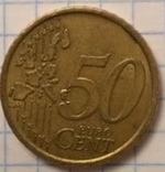 50 центов Италии 2002 г., фото №2