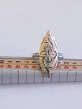 Советский перстень, серебро 875 проба. Чернь. Размер 16.5., фото №2
