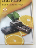 Шоколад без сахара Torras черный с кусочками апельсина Испания 75г, фото №5