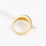 Шикарное кольцо GF 18К Размер 18 мм., фото №5
