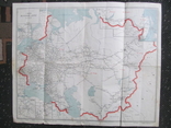 Схема железных дорог СССР 1958  год, фото №2