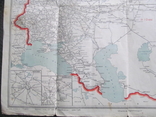 Схема железных дорог СССР 1958  год, фото №4
