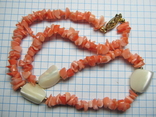Ожерелье коралловое с перламутром., фото №2
