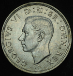 Великобритания крона 1937 Unc серебро, фото 1