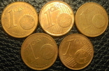 1 євроцент Німеччина 2009 (всі монетні двори), фото №3