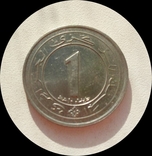 Алжир 1 динар 1987 г., фото №2