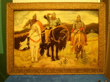 Старая копия «Три богатыря» картины Васнецова., фото №3