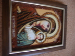 Казанская икона Божией Матери из янтаря, фото №3