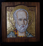 Мозаичная икона Святителя Николая Чудотворца, фото №2