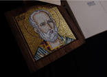Мозаичная икона Святителя Николая Чудотворца, фото №8