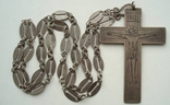 Наградной наперсный «Павловский» крест Серебро 84 проба, фото 1
