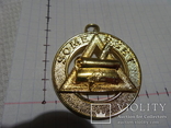 Масонская медаль знак масон 4185, фото №2