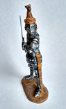 Оловянный солдатик миниатюра рыцарь сэр Джон де Фоксли, 1378 г. 1/32, ручная раскраска, фото №6