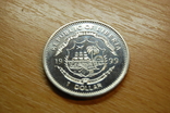 1999 Либерия. 1 доллар. Капитан Кук. Captain Cook. Liberia. Корабль Флот, фото №3