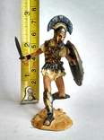 Оловянный солдатик миниатюра Гоплит, Афины 379 г. до н.э. 1/32, 54мм, ручная раскраска, фото №7