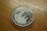2005 Тристан да Куньа Tristan da Cunha. 1 крона. Корабль. флот. серебро 25,30гр, фото №4