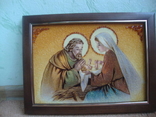 Икона из янтаря Святая семья №5, фото №2