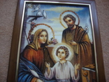 Картина из янтаря святая семья, фото №3