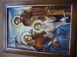 Картина из янтаря святая семья, фото №5