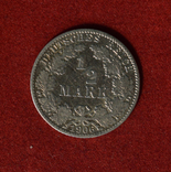 Пів марки 1906 р. " J ", фото №2