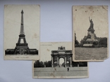 Три старинные открытки. Париж., фото №2