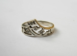 Серебряное кольцо, Серебро 925 пробы, 2,84 грамма, 18 размер., фото №4