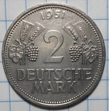 Германия 2 марки 1951 D, фото №2