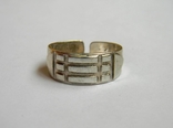 Серебряное кольцо, Серебро 925 пробы, 4,67 грамма, Размер  18, фото №5