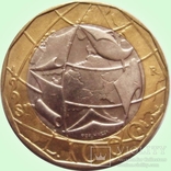 156.Италия 1000 лир, 1998 год, фото №2