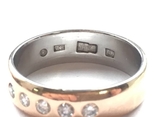 Платиновое и золотое кольцо с бриллиантами  СССР биметалл, фото №6